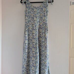 Wide leg floral romper